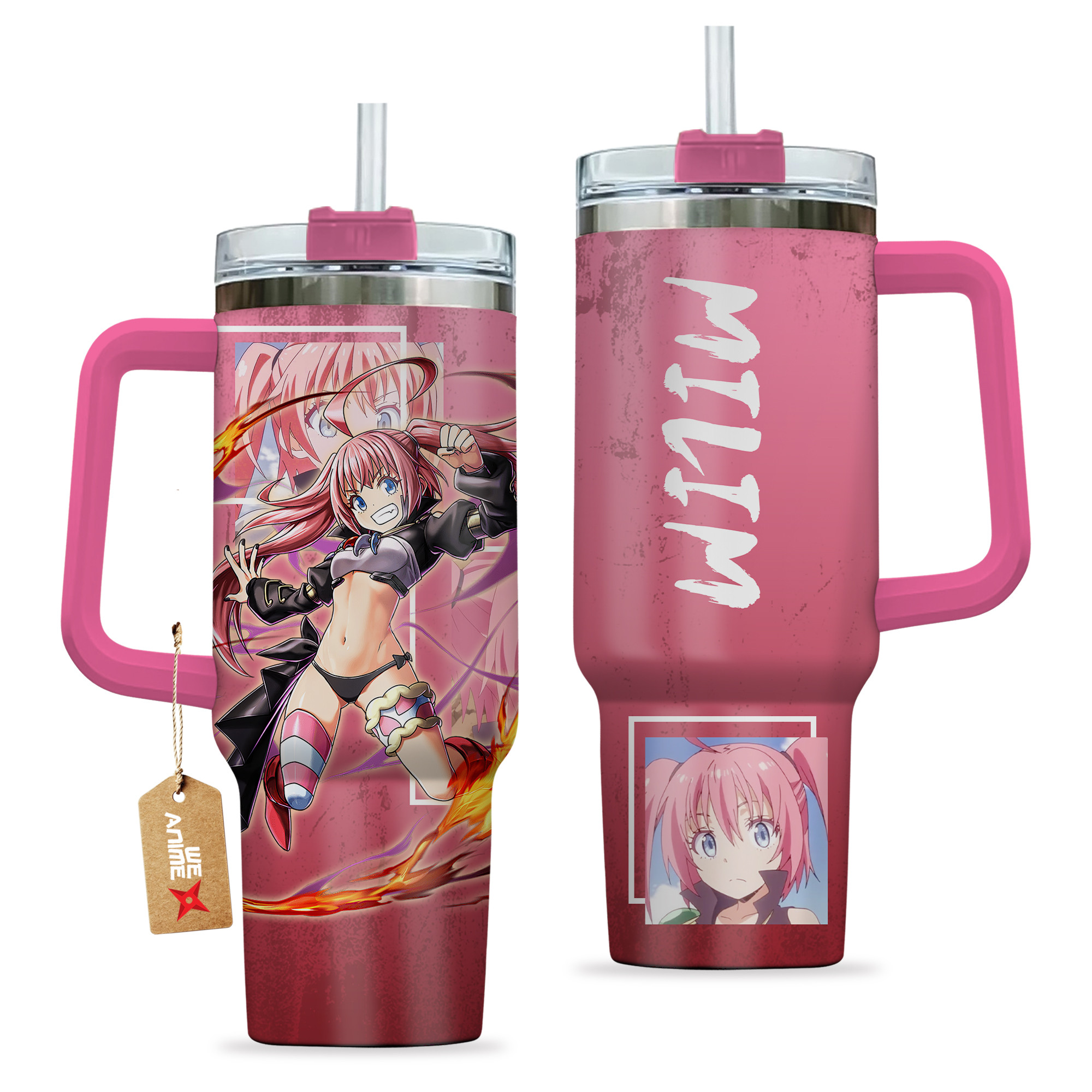Milim Nava That Time I Got Reincarnated as a Slime Anime Custom Stanley Cup 40 oz 30 oz Tumbler With Handle