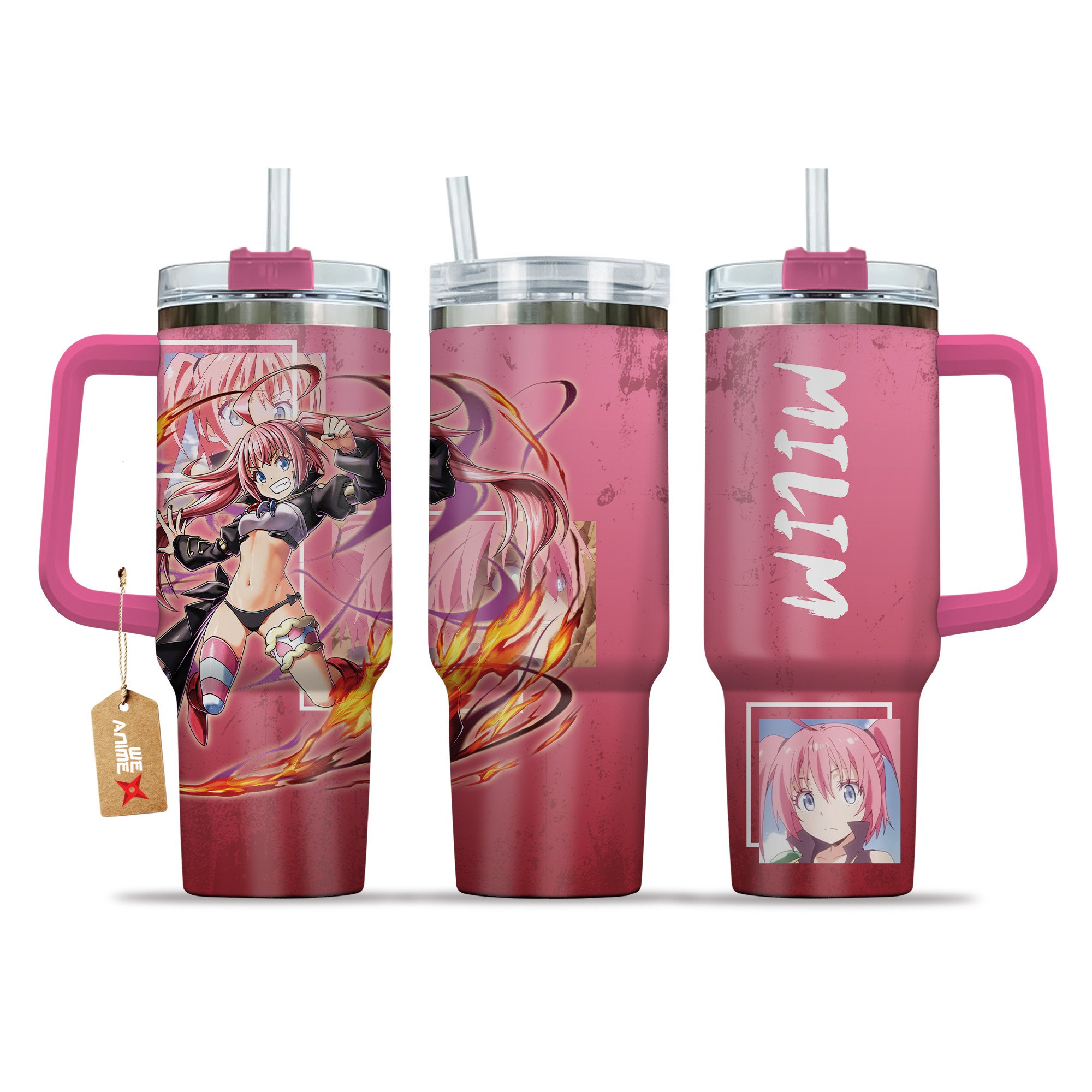 Milim Nava That Time I Got Reincarnated as a Slime Anime Custom Stanley Cup 40 oz 30 oz Tumbler With Handle