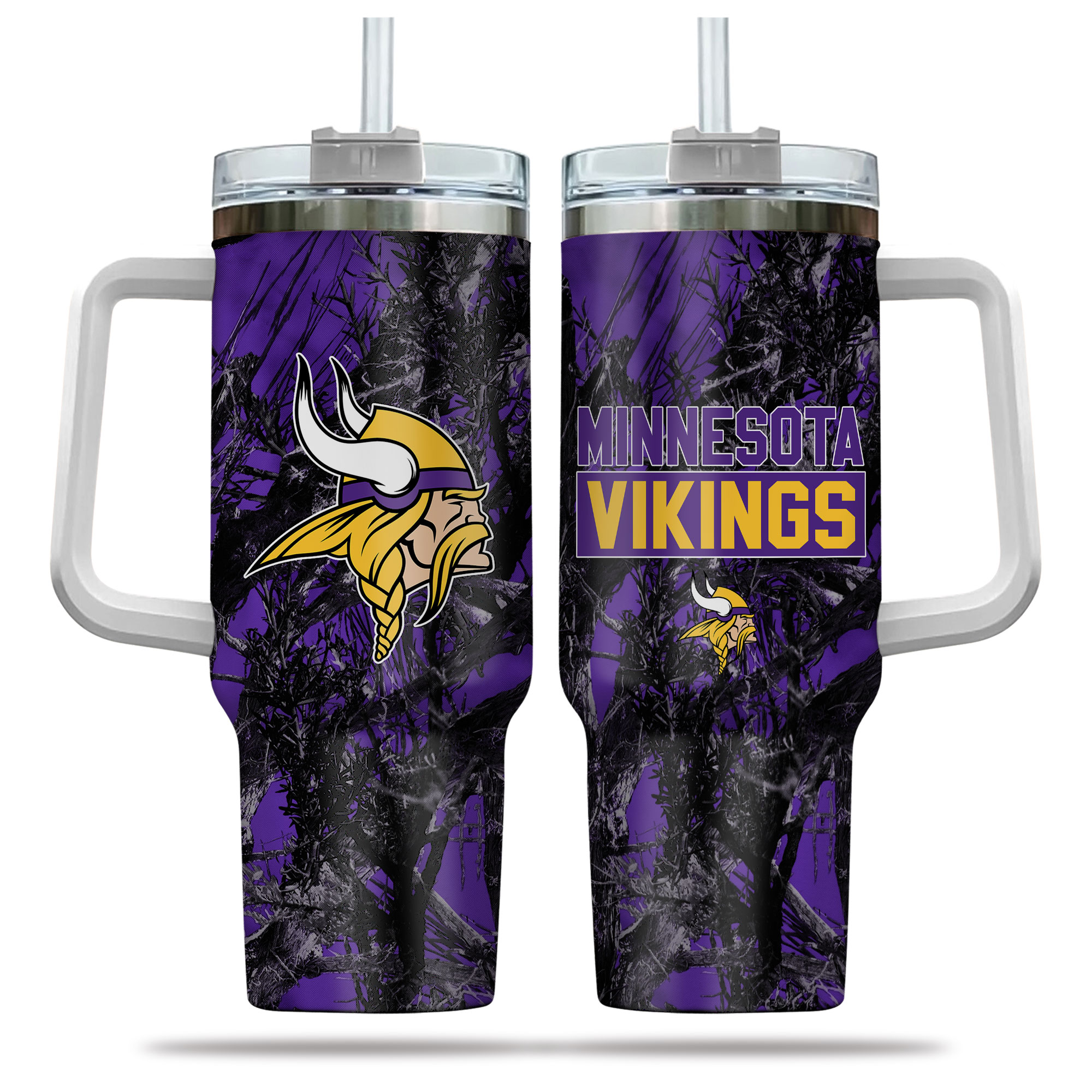 Minnesota Vikings NFL Hunting Custom Stanley Cup 40 oz 30 oz Tumbler With Handle