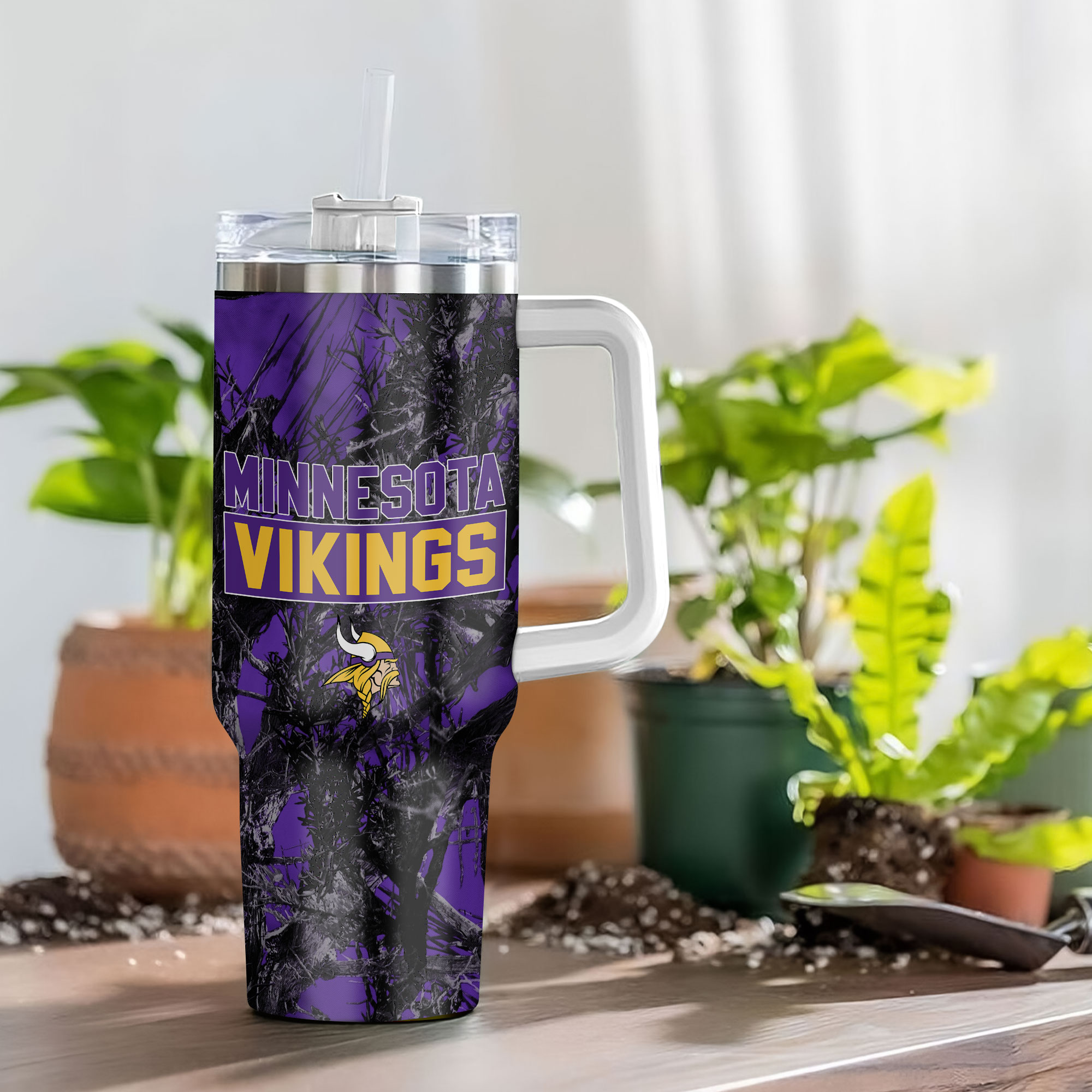Minnesota Vikings NFL Hunting Custom Stanley Cup 40 oz 30 oz Tumbler With Handle