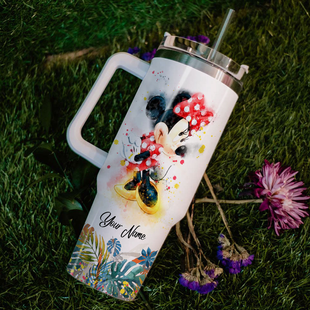 Minnie Mickey Mouse And Friends Cartoon Custom Stanley Cup 40 oz 30 oz Tumbler With Handle