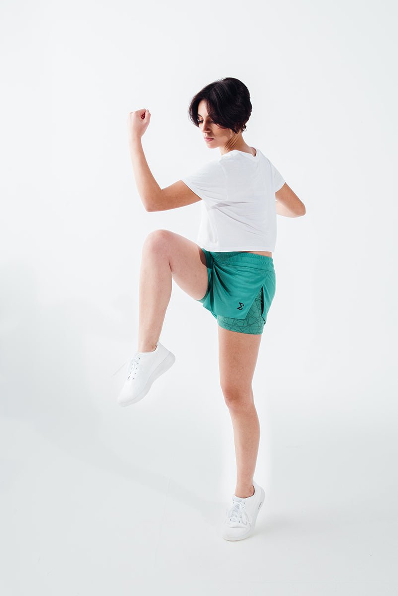 Mint Leaf Sport Running Shorts
