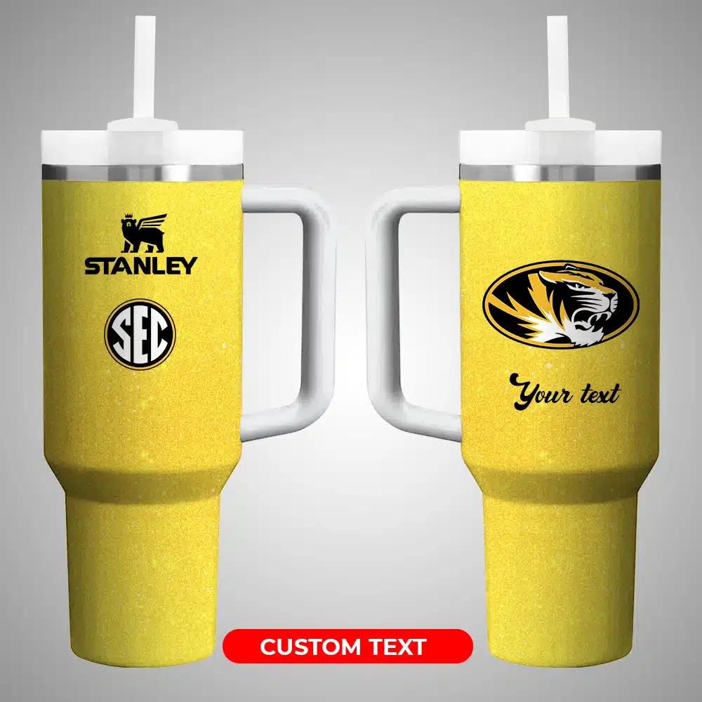 Missouri Tigers NCAA Custom Stanley Cup 40 oz 30 oz Tumbler With Handle