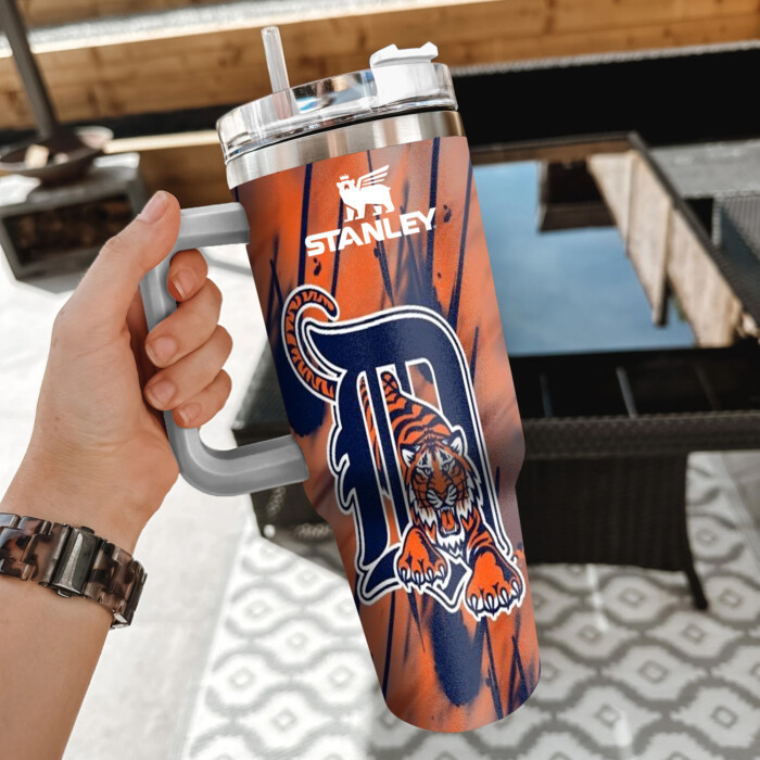 MLB Detroit Tigers Custom Stanley Cup 40 oz 30 oz Tumbler With Handle