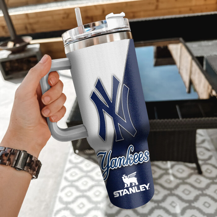 MLB New York Yankees Custom Stanley Cup 40 oz 30 oz Tumbler With Handle
