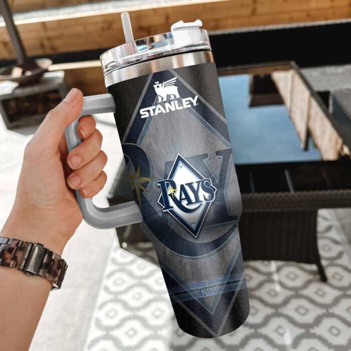 MLB Tampa Bay Rays Custom Stanley Cup 40 oz 30 oz Tumbler With Handle