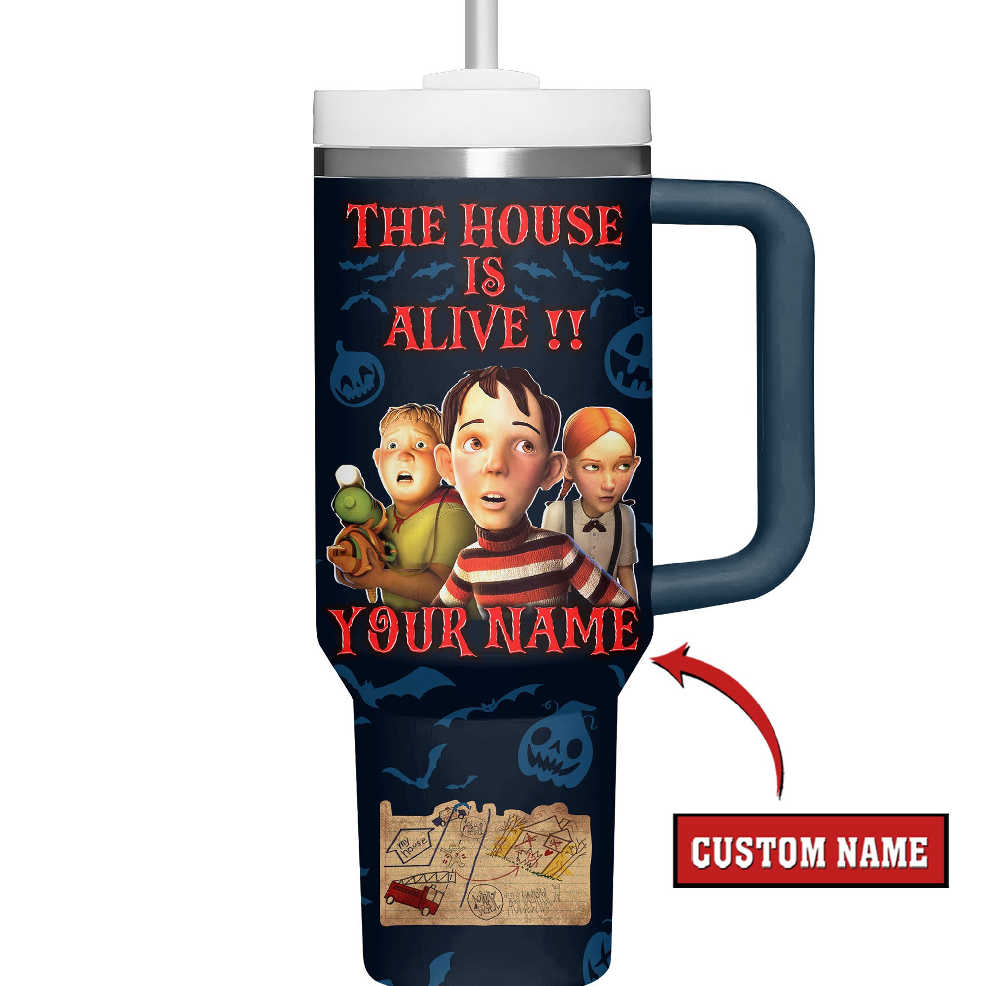 Monster House Movies Custom Stanley Cup 40 oz 30 oz Tumbler With Handle