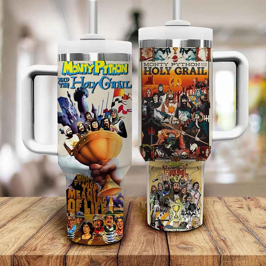 Monty Python And The Holy Grail Movies Custom Stanley Cup 40 oz 30 oz Tumbler With Handle