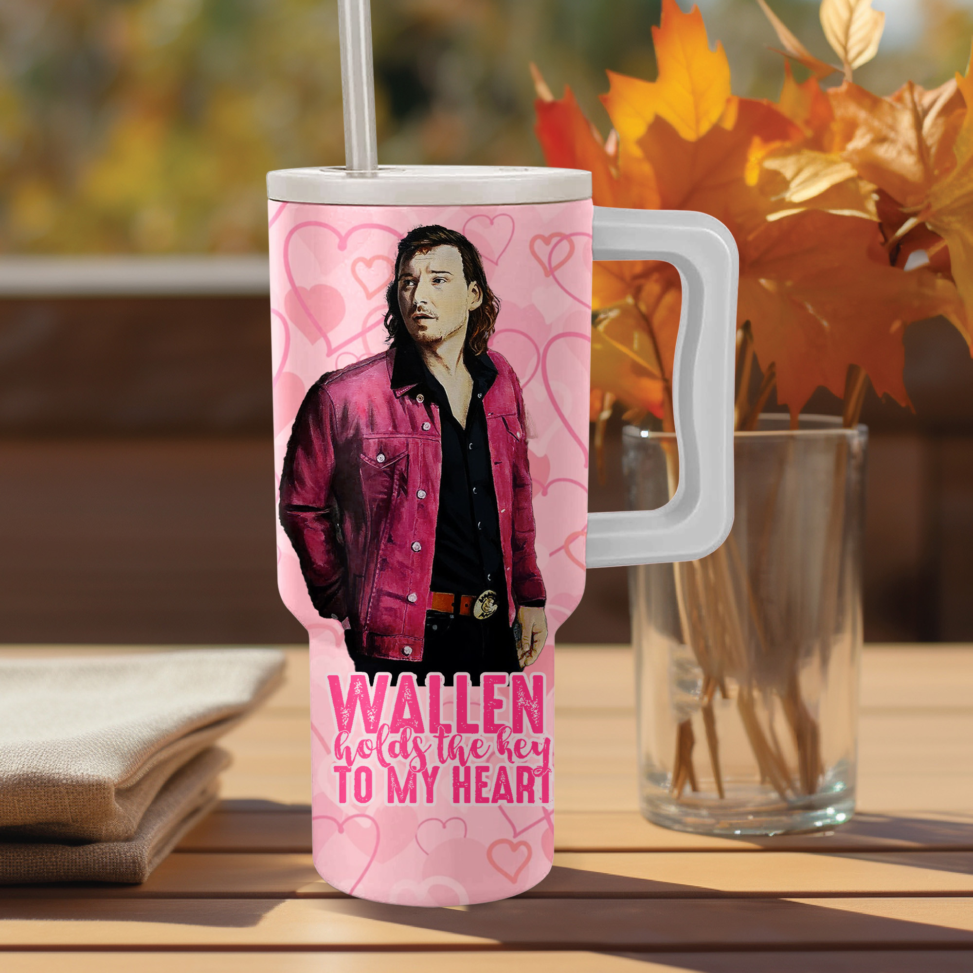 Morgan Wallen Music Custom Stanley Cup 40 oz 30 oz Tumbler With Handle