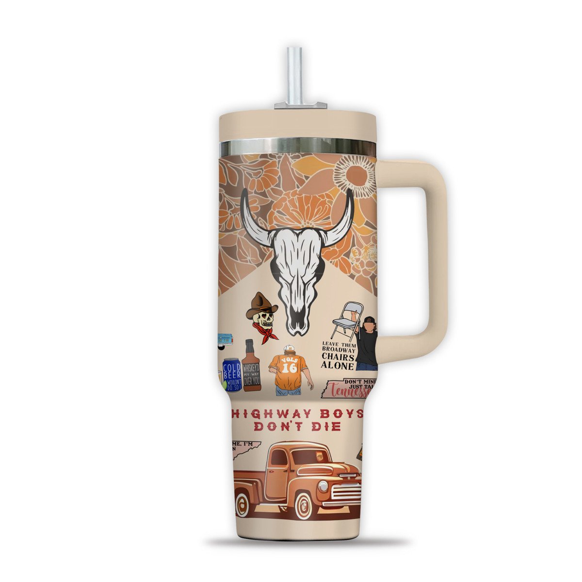 Morgan Wallen Music Custom Stanley Cup 40 oz 30 oz Tumbler With Handle