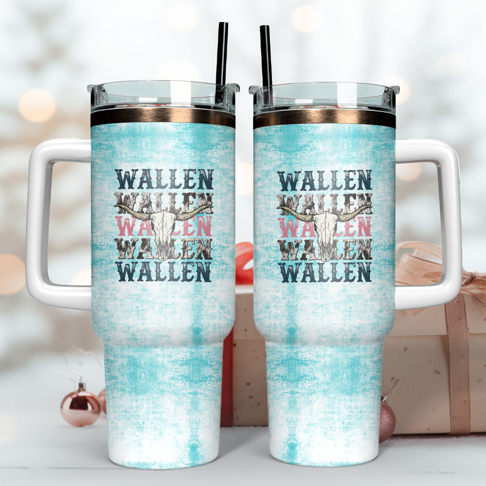 Morgan Wallen Music Custom Stanley Cup 40 oz 30 oz Tumbler With Handle