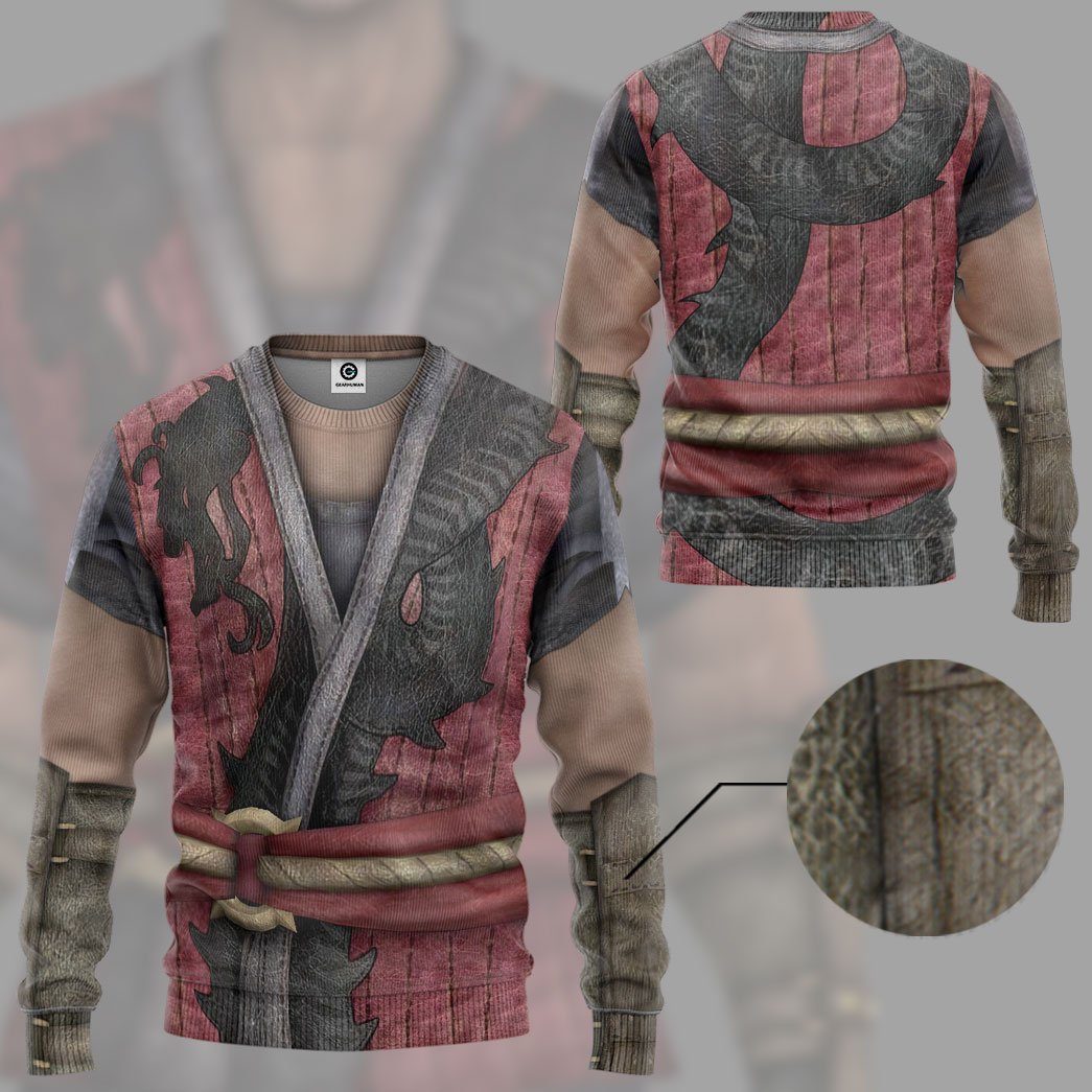 Mortal Kombat Liu Kang Costume Hoodie Sweatshirt T-Shirt Sweatpants Tracksuit - Stormmerch Exclusive