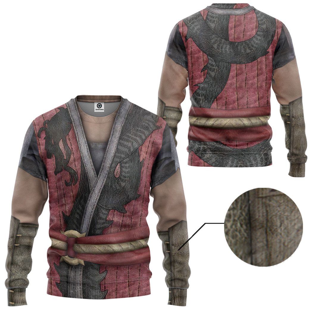 Mortal Kombat Liu Kang Costume Hoodie Sweatshirt T-Shirt Sweatpants Tracksuit - Stormmerch Exclusive