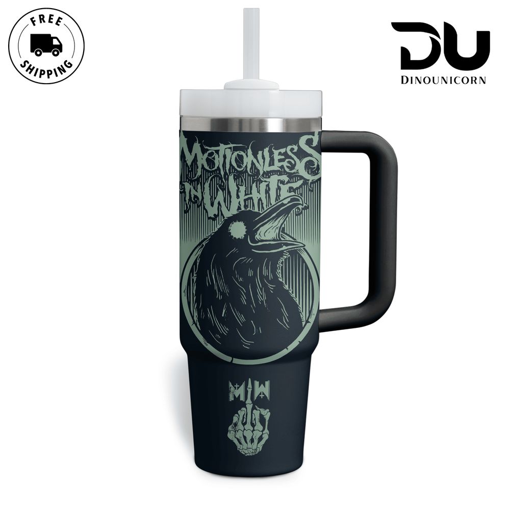 Motionless in White Music Custom Stanley Cup 40 oz 30 oz Tumbler With Handle
