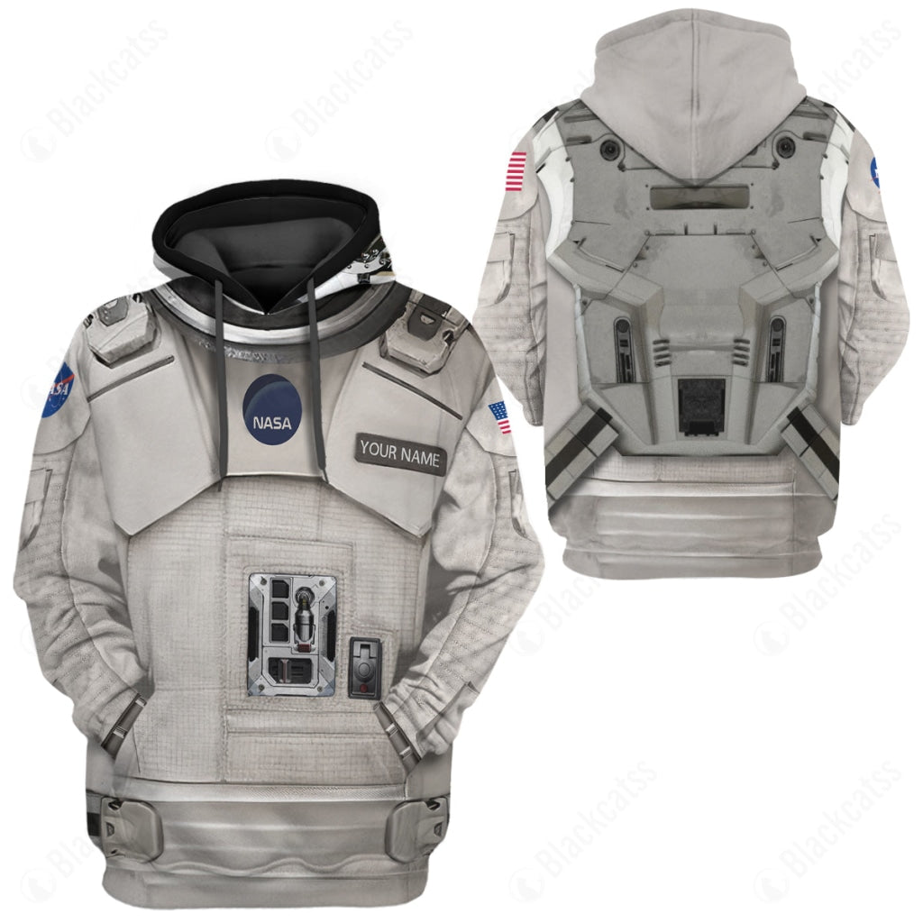 Movie Interstellar 2014 Spacesuit Costume Hoodie Sweatshirt T-Shirt Sweatpants Tracksuit - Stormmerch Exclusive