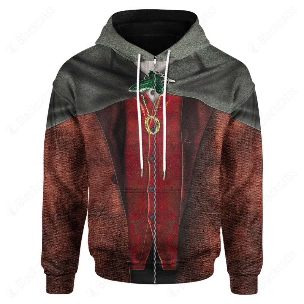 Movie Lord Of The Rings Frodo Baggins Costume Hoodie Sweatshirt T-Shirt Sweatpants Tracksuit - Stormmerch Exclusive