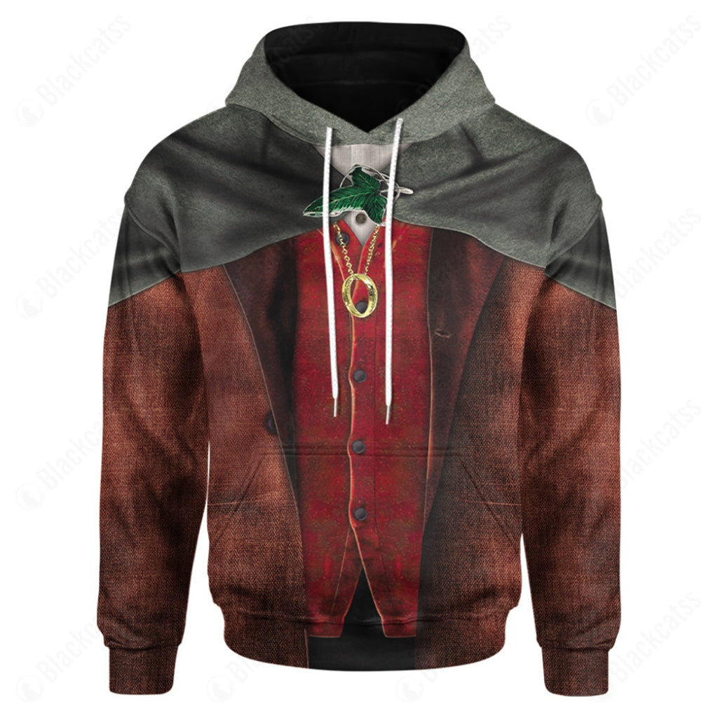 Movie Lord Of The Rings Frodo Baggins Costume Hoodie Sweatshirt T-Shirt Sweatpants Tracksuit - Stormmerch Exclusive