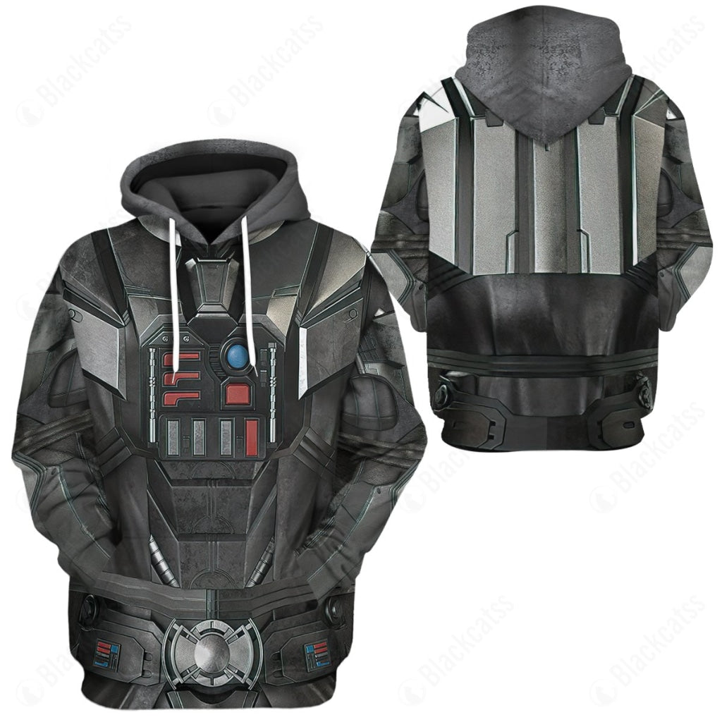Movie SW Darth Vader Costume Hoodie Sweatshirt T-Shirt Sweatpants Tracksuit - Stormmerch Exclusive