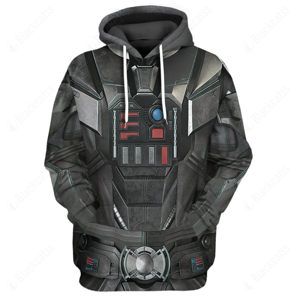 Movie SW Darth Vader Costume Hoodie Sweatshirt T-Shirt Sweatpants Tracksuit - Stormmerch Exclusive