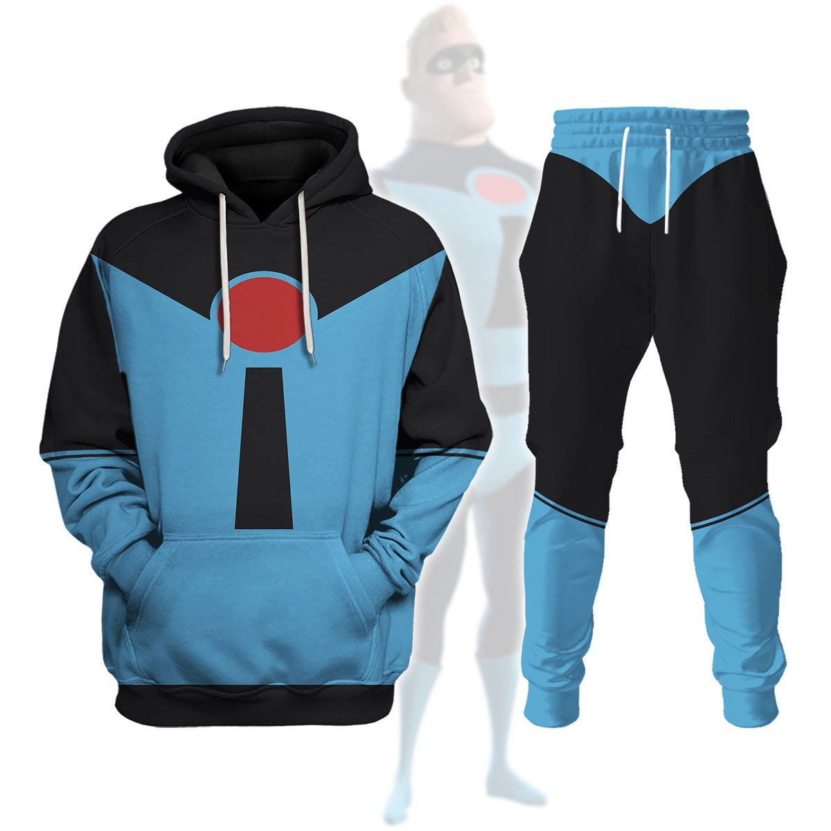 Mr. Incrediblee Costume Hoodie Sweatshirt T-Shirt Sweatpants Tracksuit - Stormmerch Exclusive