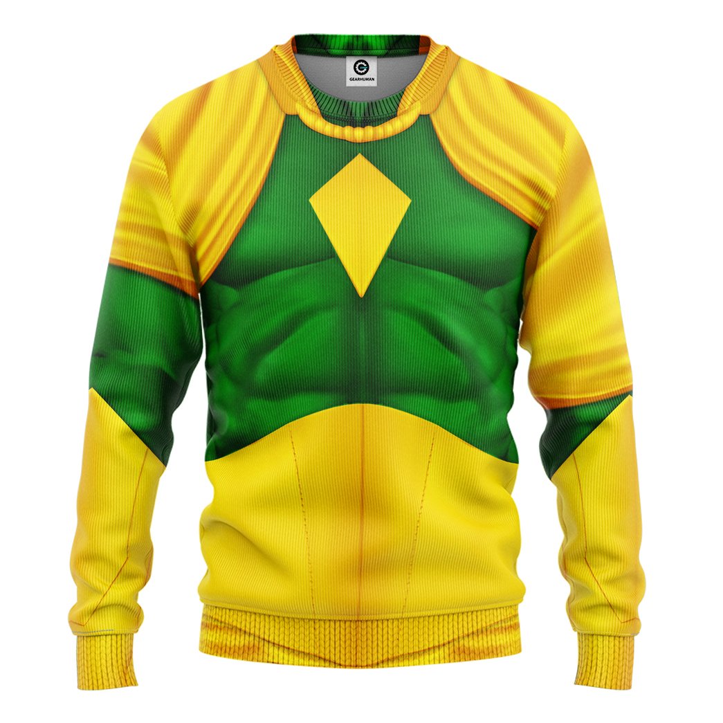 Mrvl Vision Comic Suit Costume Hoodie Sweatshirt T-Shirt Sweatpants Tracksuit - Stormmerch Exclusive