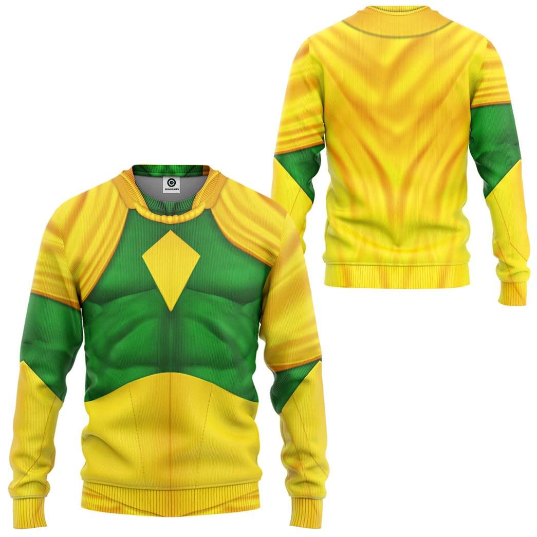 Mrvl Vision Comic Suit Costume Hoodie Sweatshirt T-Shirt Sweatpants Tracksuit - Stormmerch Exclusive