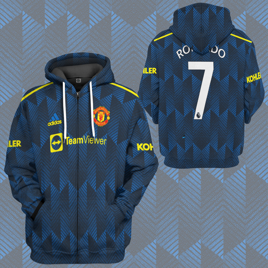 MU CR7 Jersey Costume Hoodie Sweatshirt T-Shirt Sweatpants Tracksuit - Stormmerch Exclusive