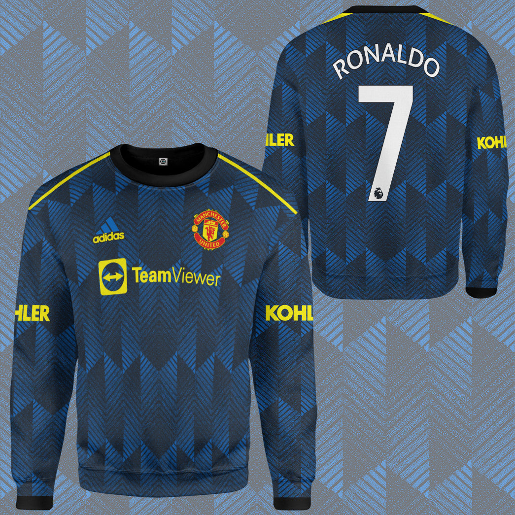 MU CR7 Jersey Costume Hoodie Sweatshirt T-Shirt Sweatpants Tracksuit - Stormmerch Exclusive