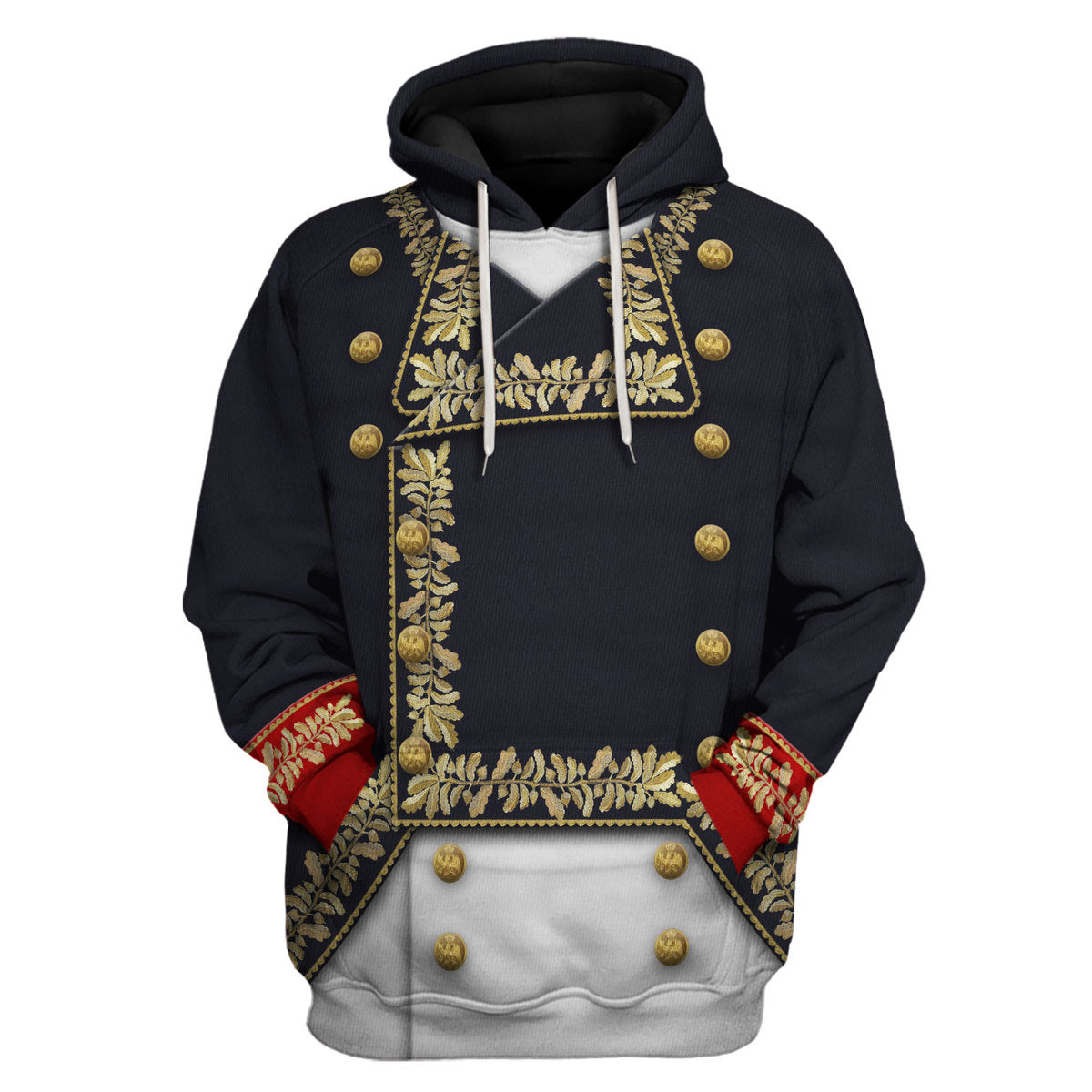 Napoleon in His General Uniform All Over Print Hoodie Sweatshirt T-Shirt Tracksuit - Stormmerch Exclusive