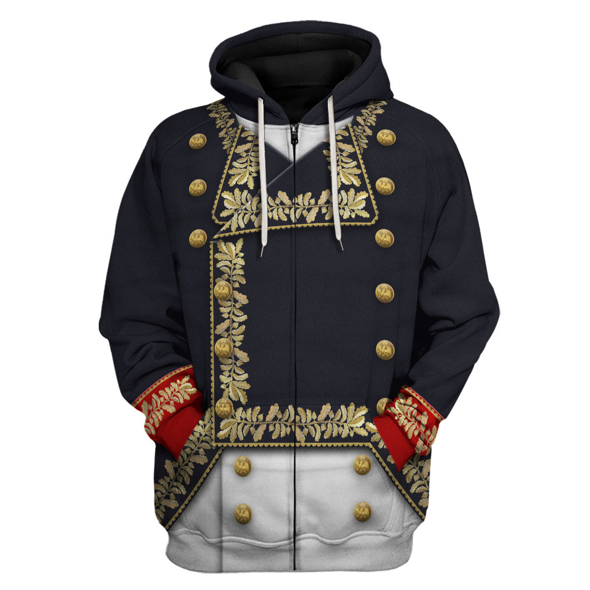 Napoleon in His General Uniform All Over Print Hoodie Sweatshirt T-Shirt Tracksuit - Stormmerch Exclusive
