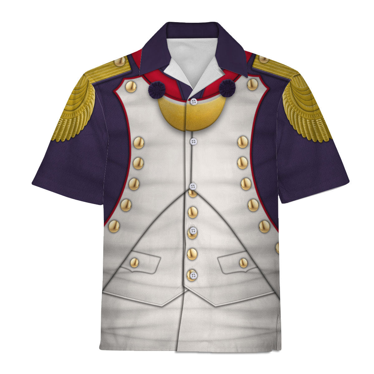 Napoleonic French Line Infantry Officer-1806-1815 Uniform All Over Print Hoodie Sweatshirt T-Shirt Tracksuit - Stormmerch Exclusive