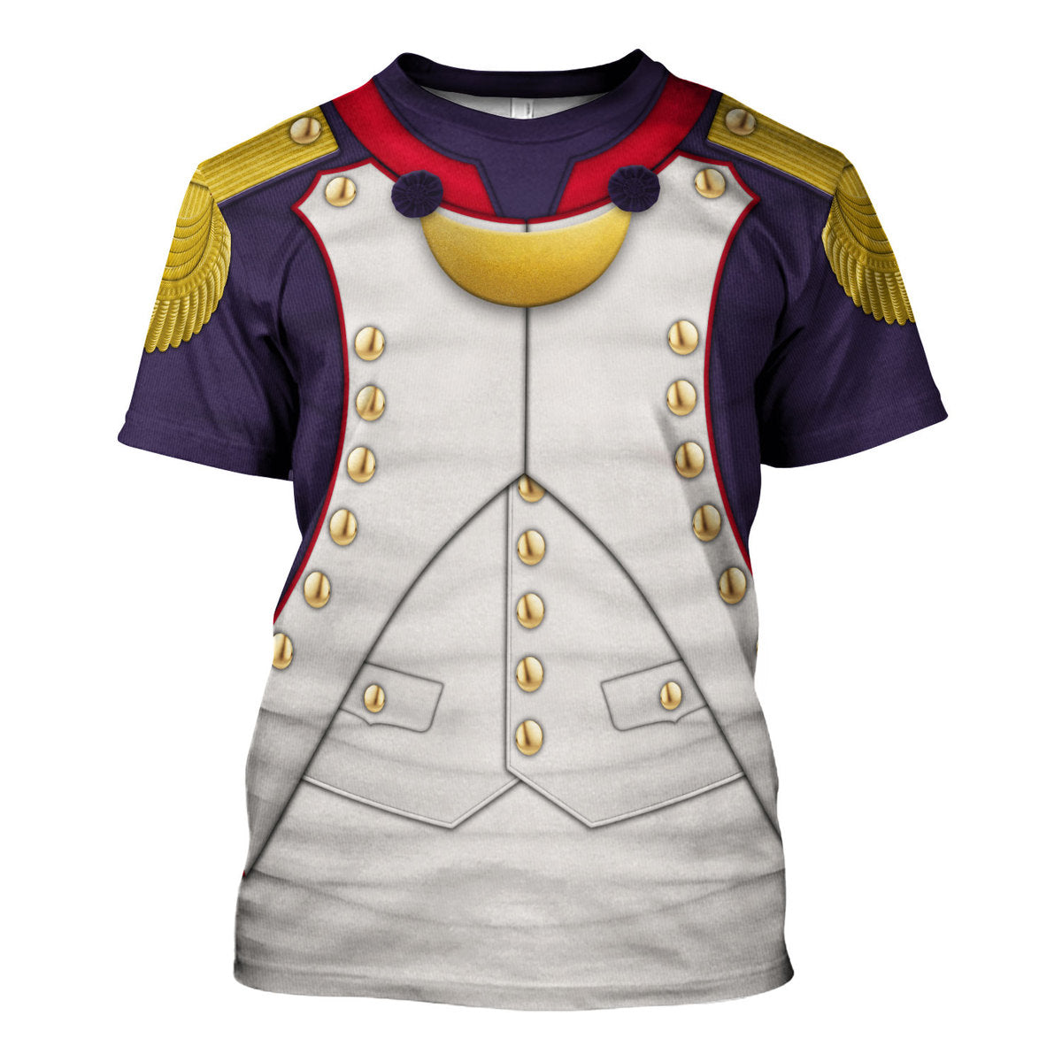 Napoleonic French Line Infantry Officer-1806-1815 Uniform All Over Print Hoodie Sweatshirt T-Shirt Tracksuit - Stormmerch Exclusive