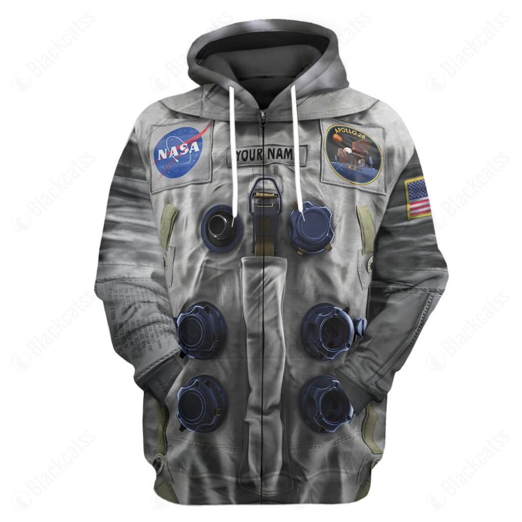 Nasa Apollo 11 Neil Armstrong Spacesuit Costume Hoodie Sweatshirt T-Shirt Sweatpants Tracksuit - Stormmerch Exclusive