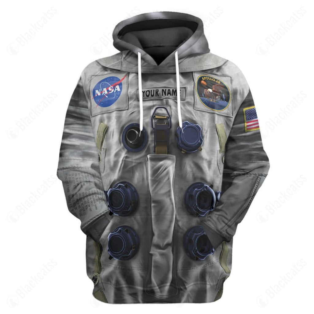 Nasa Apollo 11 Neil Armstrong Spacesuit Costume Hoodie Sweatshirt T-Shirt Sweatpants Tracksuit - Stormmerch Exclusive