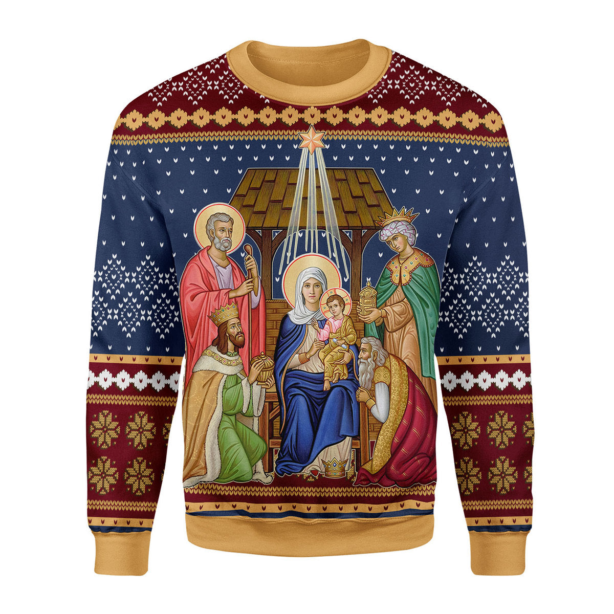 Nativity of Jesus Christ Christmas Sweater - Stormmerch Exclusive