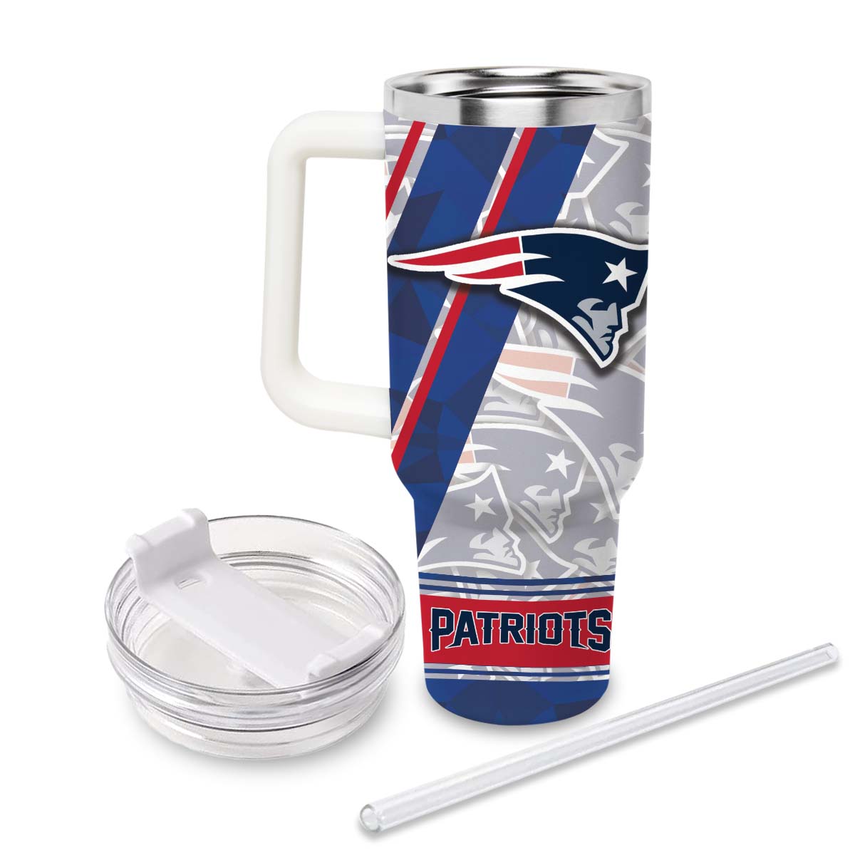 New England Patriots NFL Custom Stanley Cup 40 oz 30 oz Tumbler With Handle