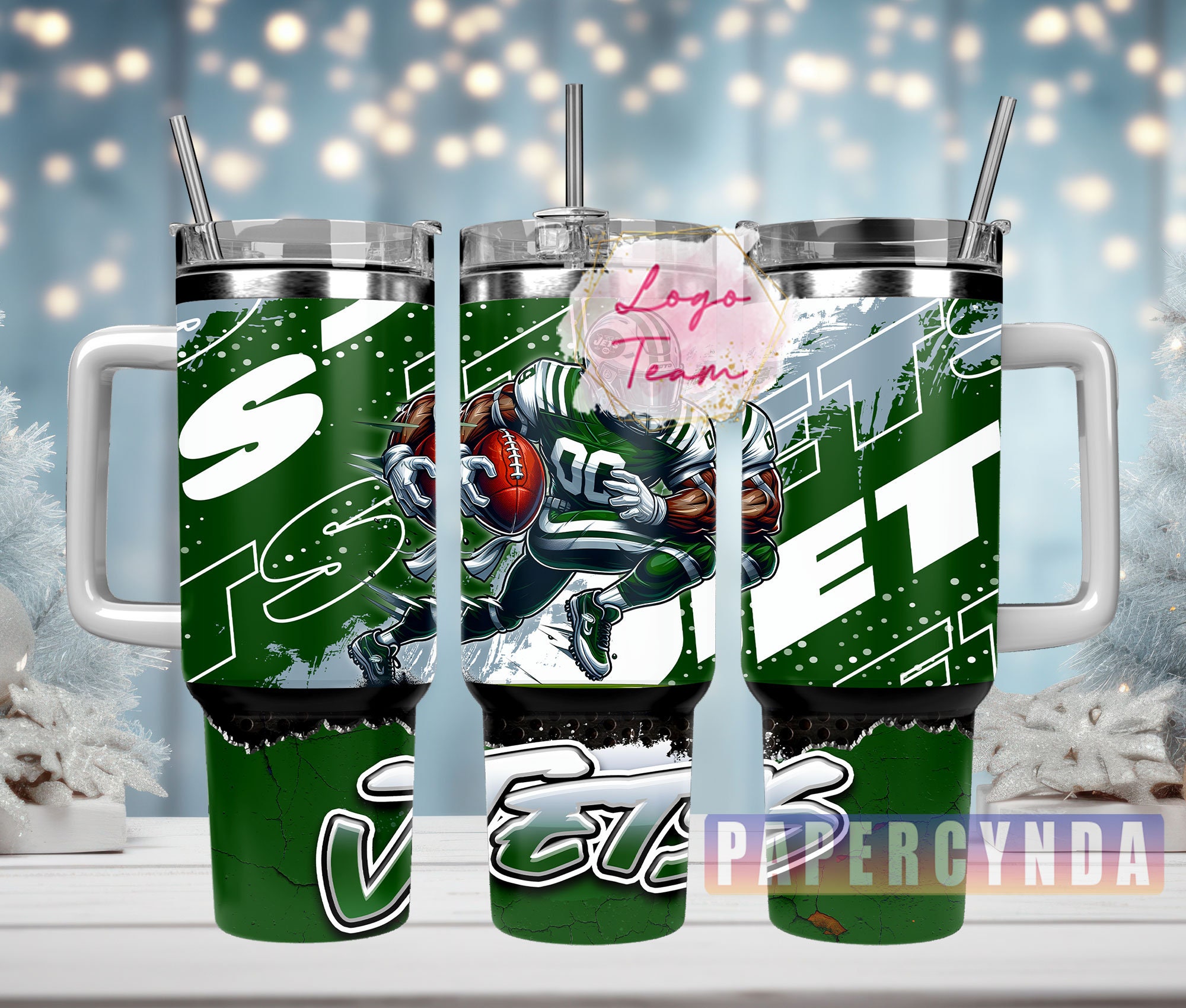 New York Jets Custom Stanley Cup 40 oz 30 oz Tumbler With Handle