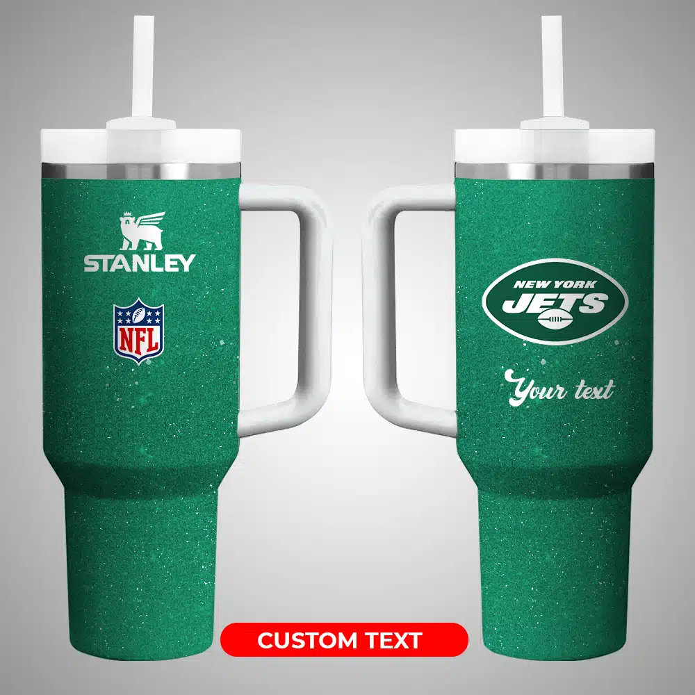 New York Jets NFL Custom Stanley Cup 40 oz 30 oz Tumbler With Handle