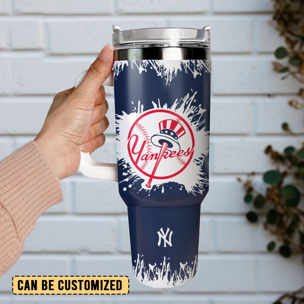 New York Yankees Baseball MLB Sport Custom Stanley Cup 40 oz 30 oz Tumbler With Handle