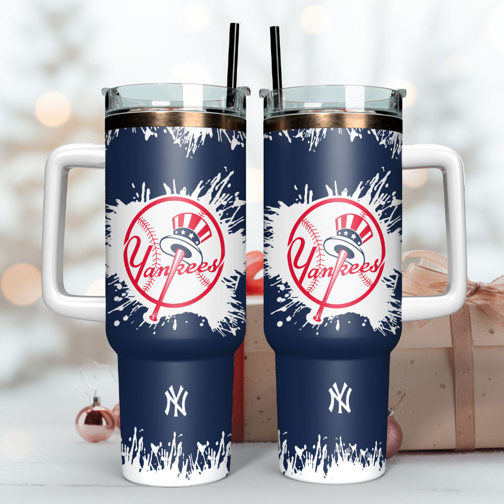 New York Yankees Baseball MLB Sport Custom Stanley Cup 40 oz 30 oz Tumbler With Handle