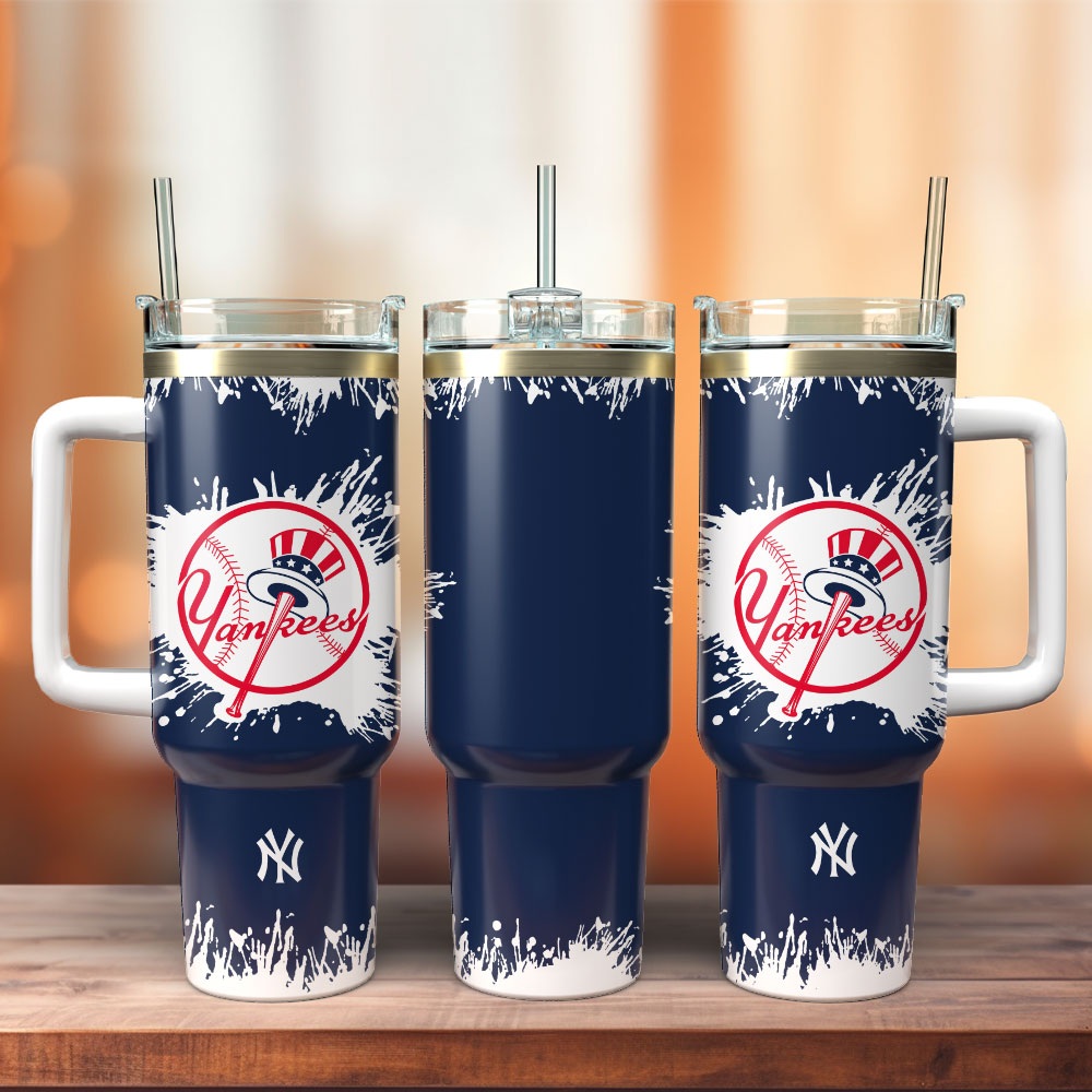 New York Yankees Baseball MLB Sport Custom Stanley Cup 40 oz 30 oz Tumbler With Handle