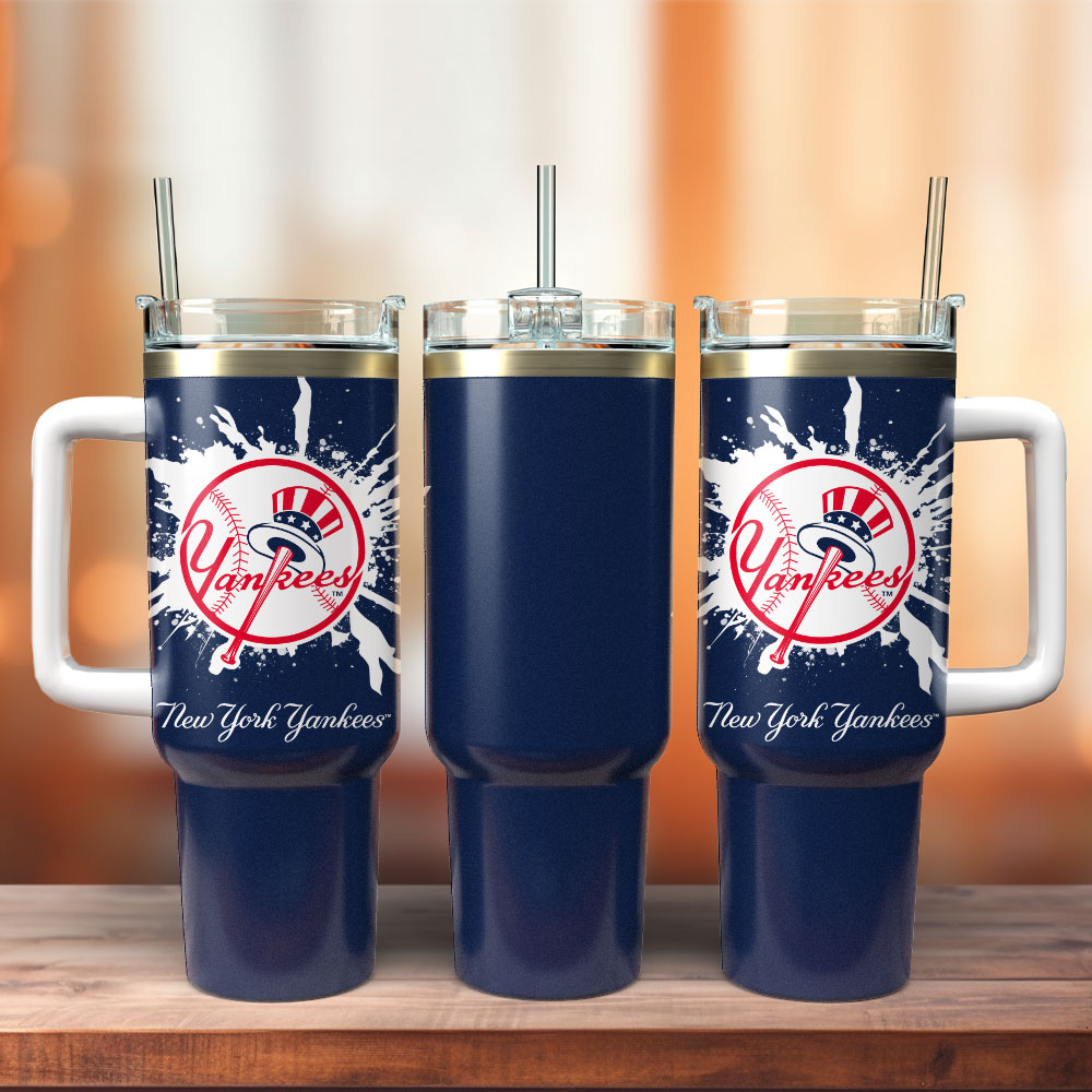 New York Yankees Baseball MLB Sport Custom Stanley Cup 40 oz 30 oz Tumbler With Handle