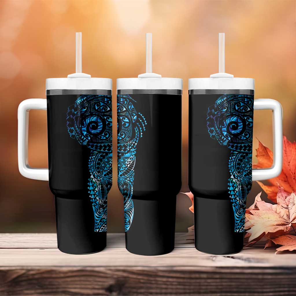 New Zealand Maori Koru Art Traditional Tattoo Custom Stanley Cup 40 oz 30 oz Tumbler With Handle