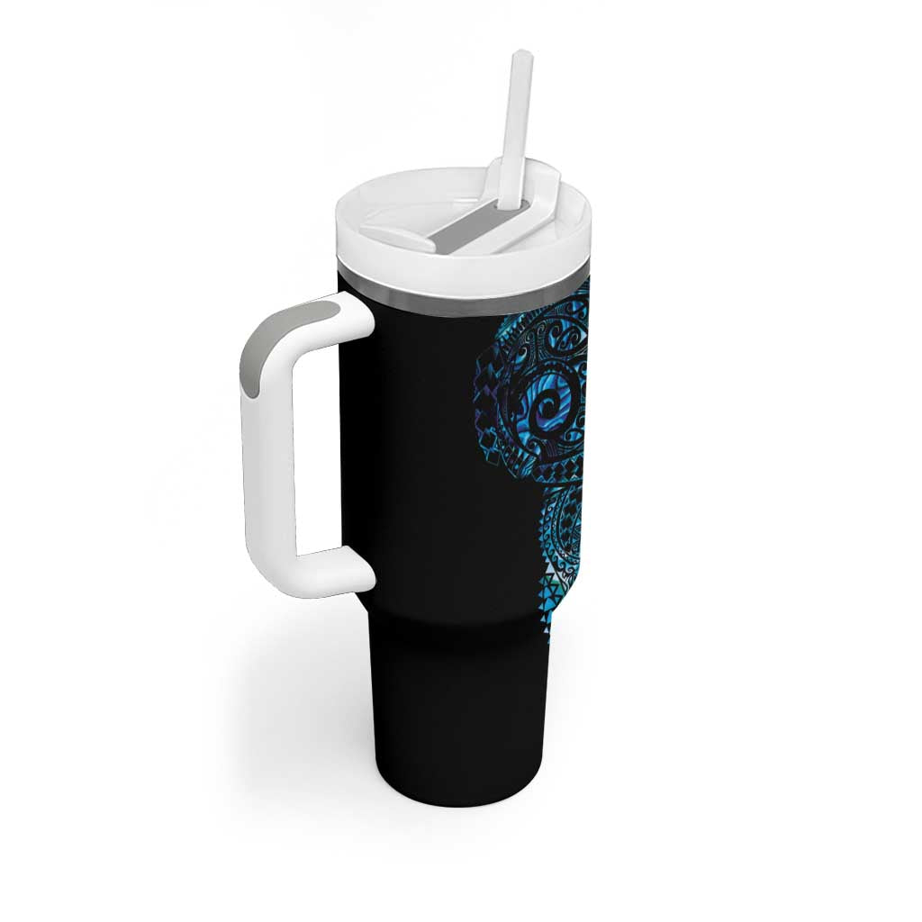New Zealand Maori Koru Art Traditional Tattoo Custom Stanley Cup 40 oz 30 oz Tumbler With Handle