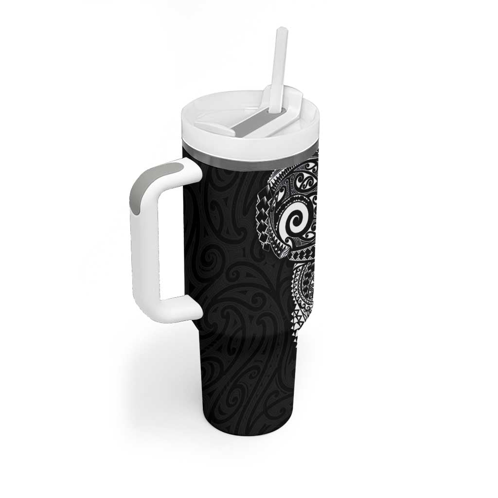 New Zealand Maori Koru Art Traditional Tattoo Custom Stanley Cup 40 oz 30 oz Tumbler With Handle