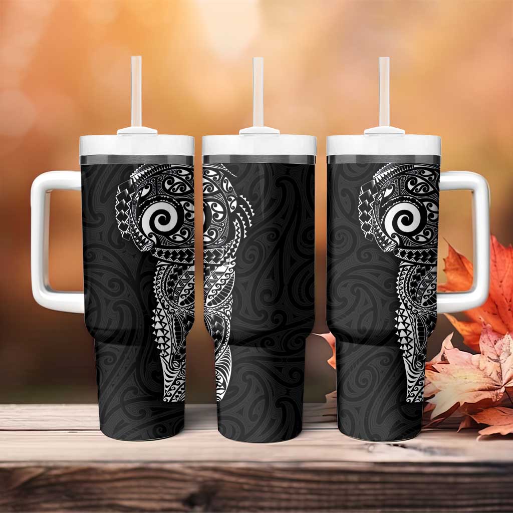New Zealand Maori Koru Art Traditional Tattoo Custom Stanley Cup 40 oz 30 oz Tumbler With Handle