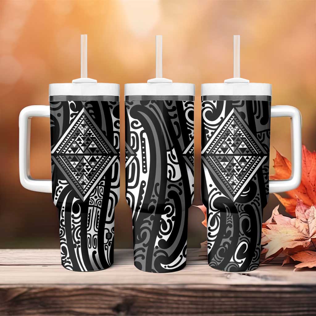 New Zealand Maori Taniko Custom Stanley Cup 40 oz 30 oz Tumbler With Handle