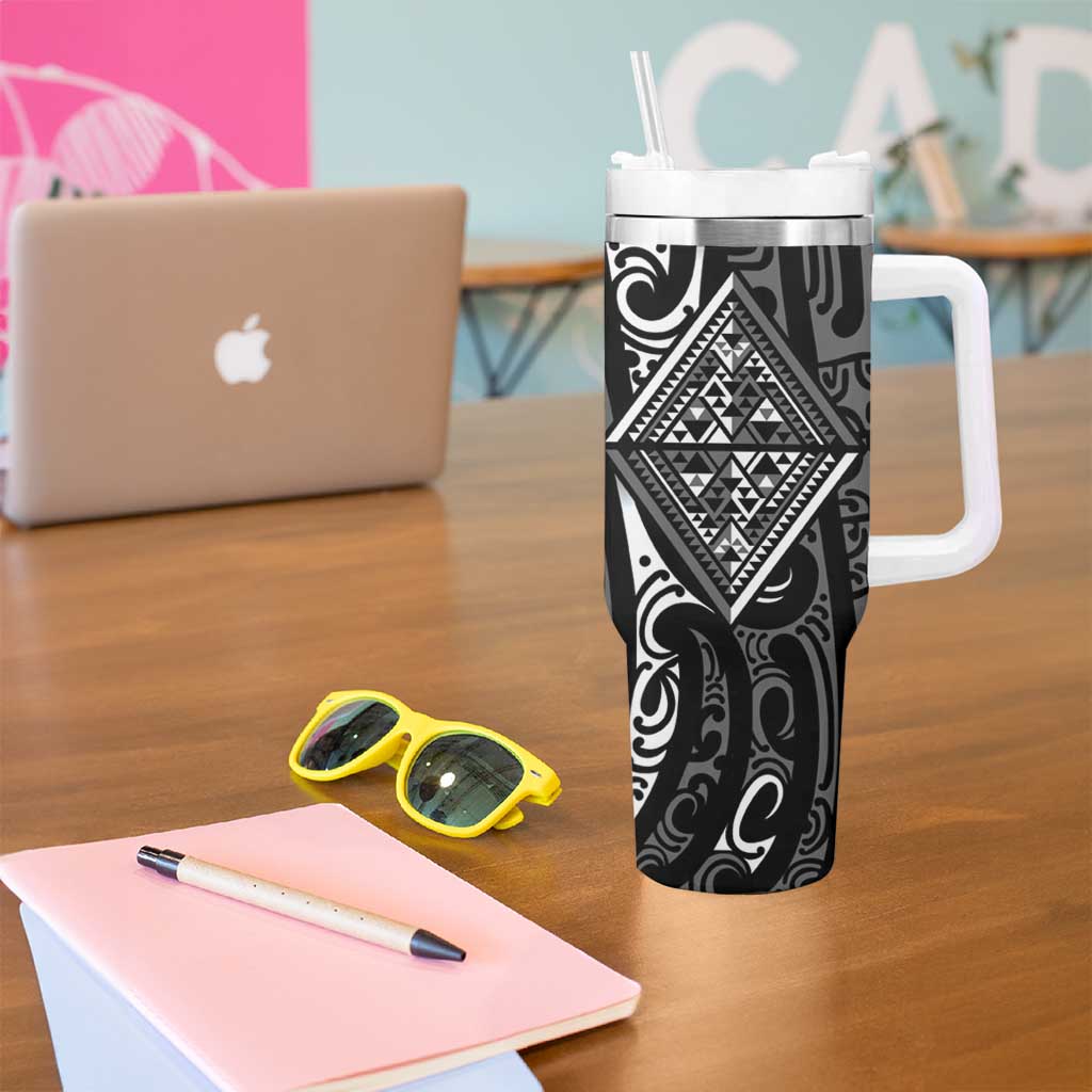 New Zealand Maori Taniko Custom Stanley Cup 40 oz 30 oz Tumbler With Handle