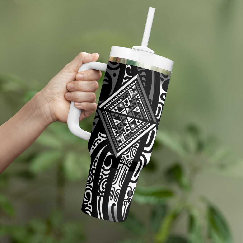 New Zealand Maori Taniko Custom Stanley Cup 40 oz 30 oz Tumbler With Handle
