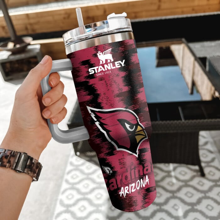 NFL Arizona Cardinals Custom Stanley Cup 40 oz 30 oz Tumbler With Handle